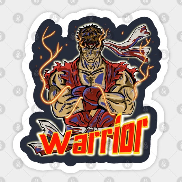 Super Power Warrior Sticker by RiyanRizqi